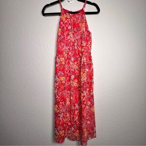 The general good floral print, fully lined sheer midi dress 🌺 small